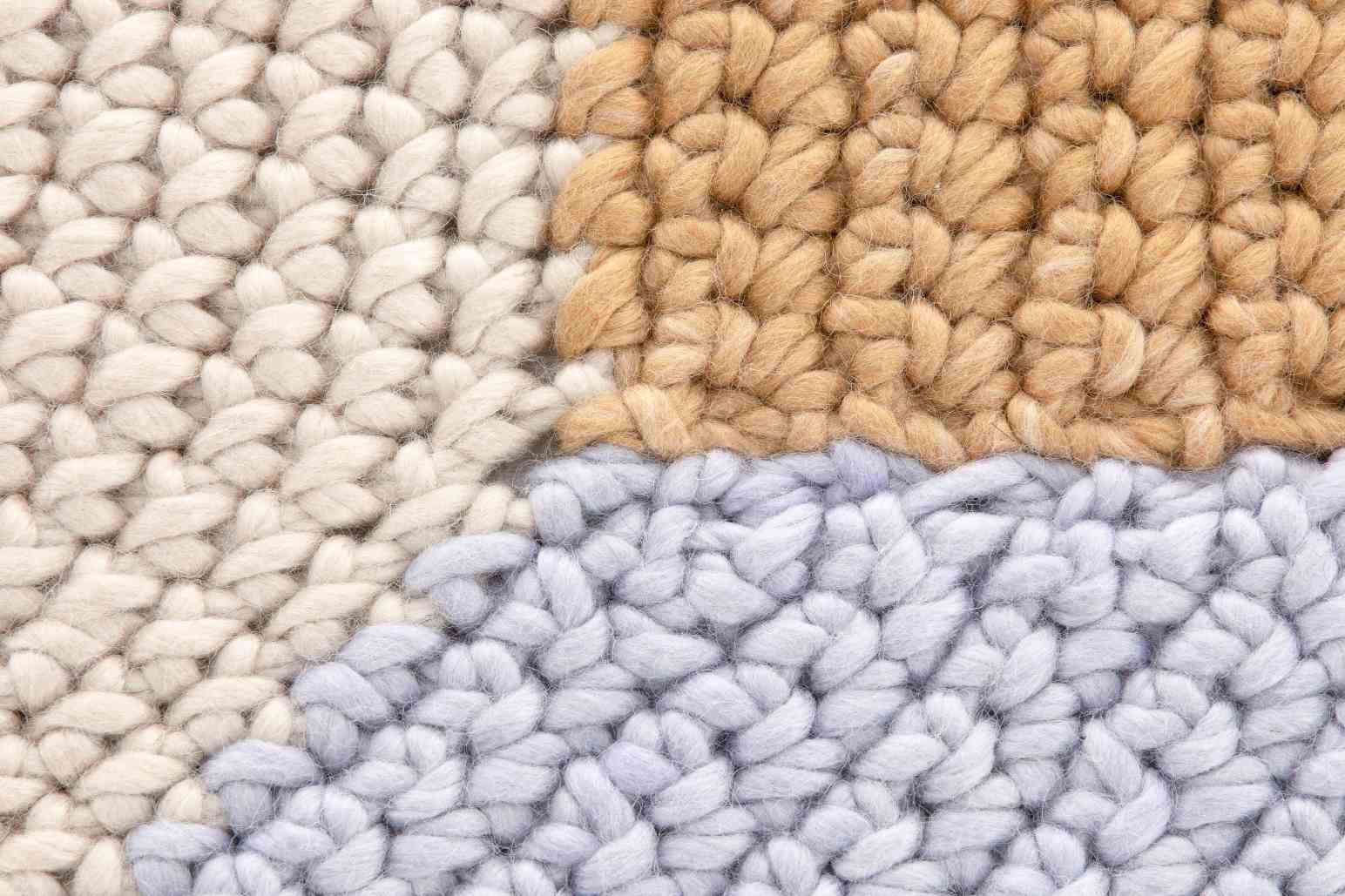 The Crochet Collection Embroidery Teppich 180x100 cm Gan Beige