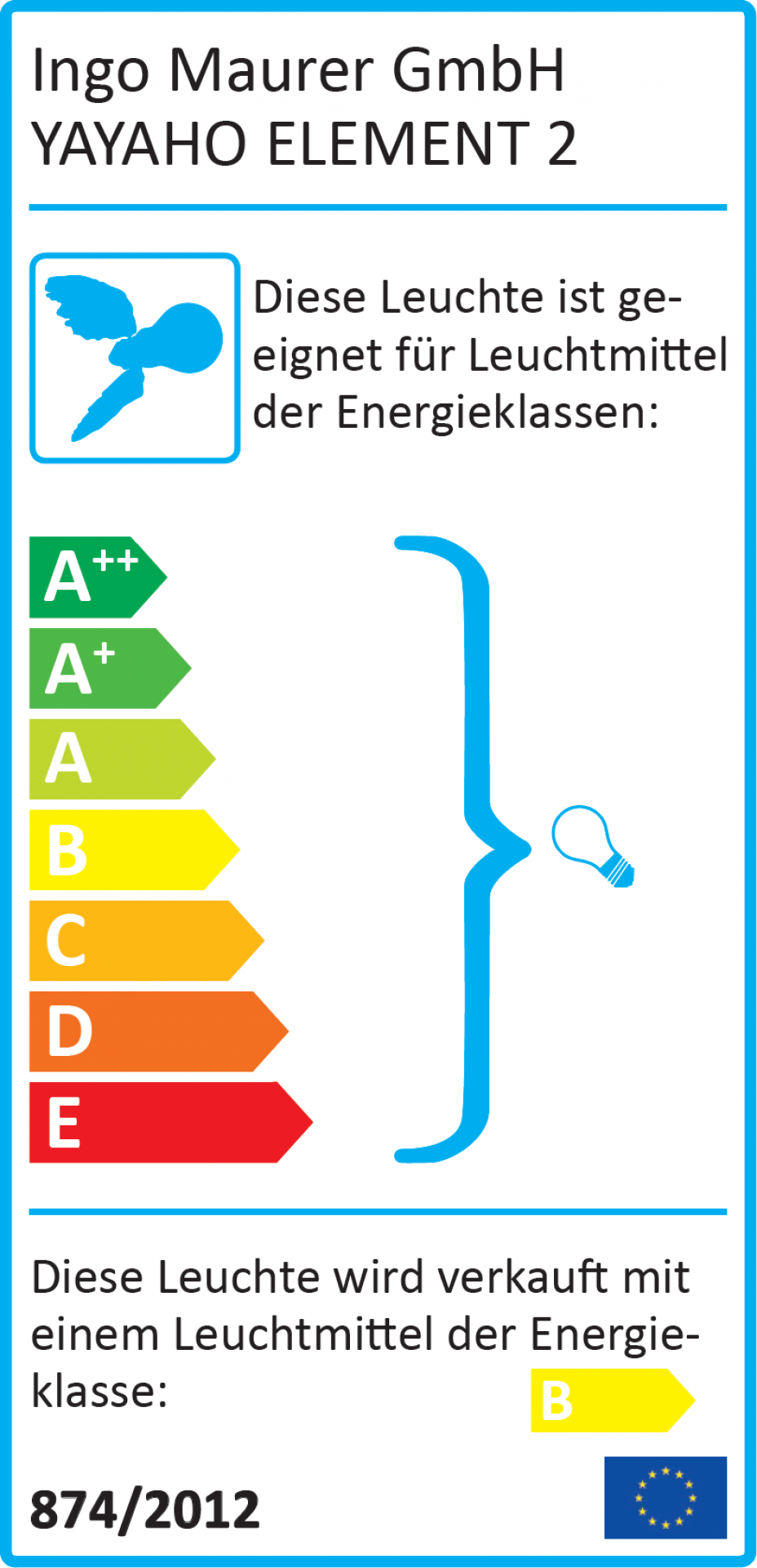 YAYAHO Element 2 Lichtsystem mit Spiegel Ingo Maurer