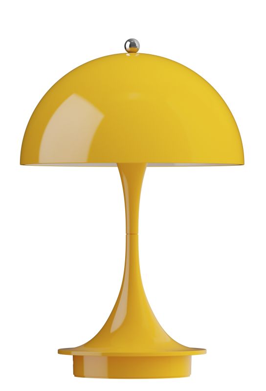 Panthella 160 Portable V3 Akku LED-Tischleuchte Indoor/Outdoor Louis Poulsen Undurchsichtig gelb