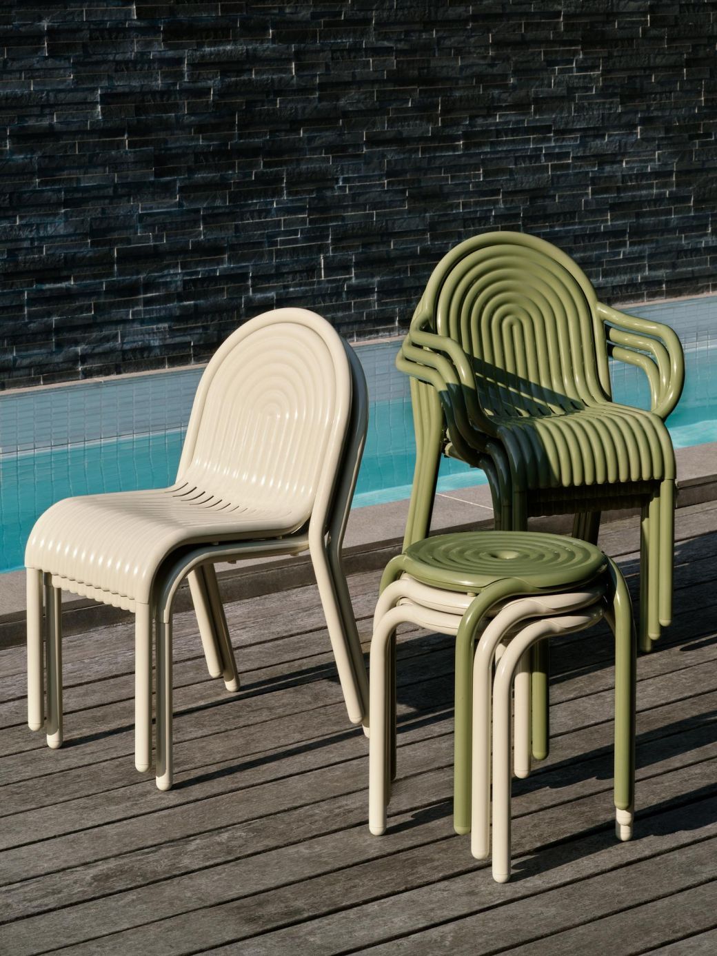 Groove Outdoor Stuhl Putty Tom Dixon