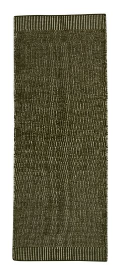 Rombo Rug Teppich 75x200 cm Woud Weiß / Moosgrün