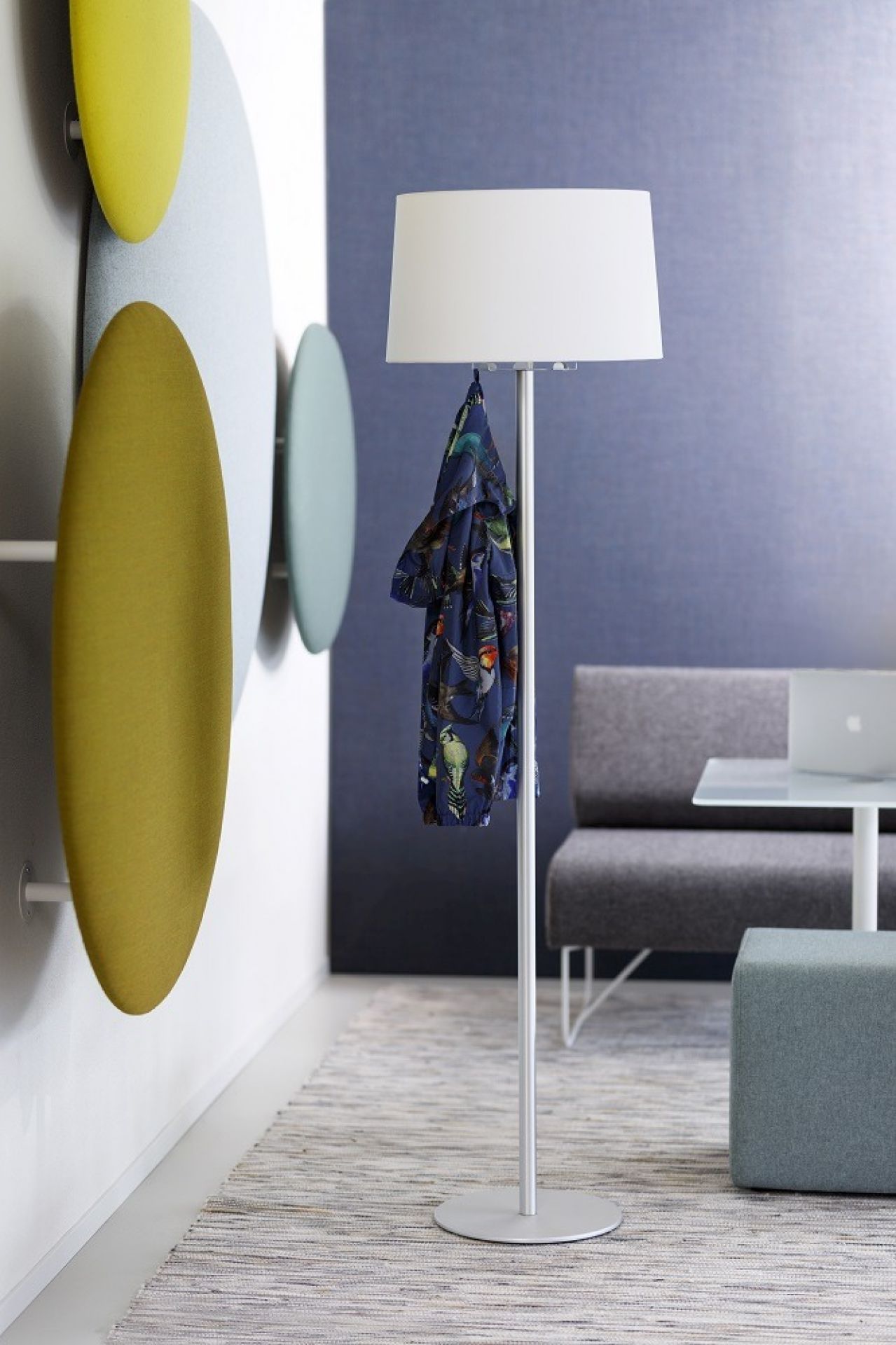 Pillow Round Wandpaneel / Akustikelement Cascando