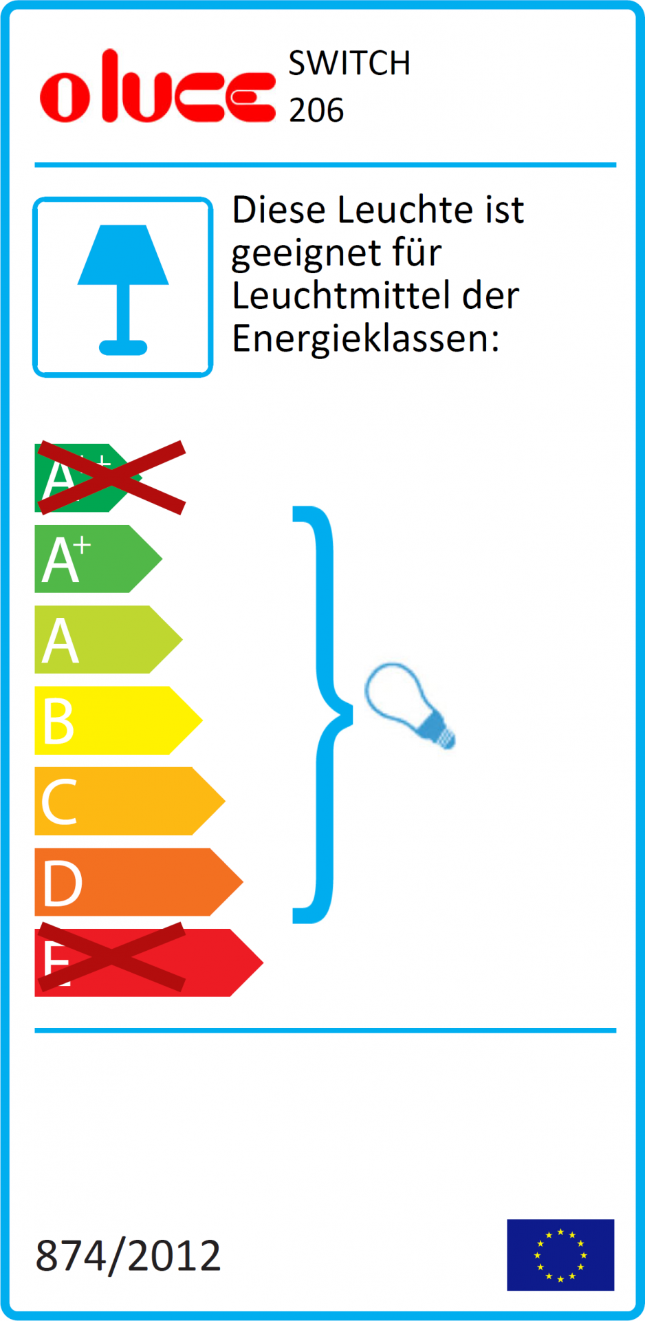Switch Tischleuchte Oluce
