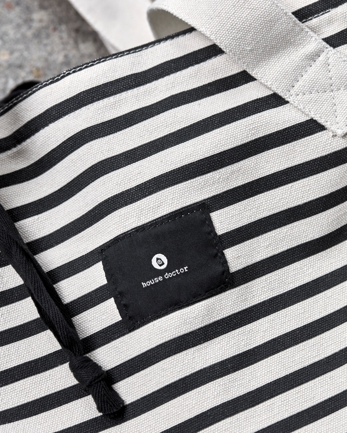 HDCanva Tasche Schwarz/Off-White house doctor