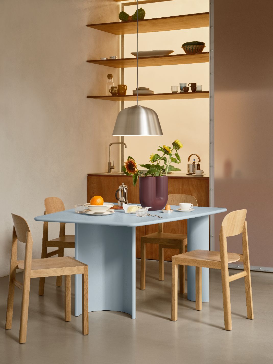 Ambit Pendant Lamp 25 Pendelleuchte Muuto Aluminium gebürstet