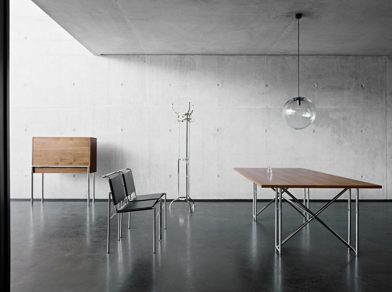 Nymphenburg Coat Stand Garderobenständer ClassiCon - QUICK SHIP Nickel