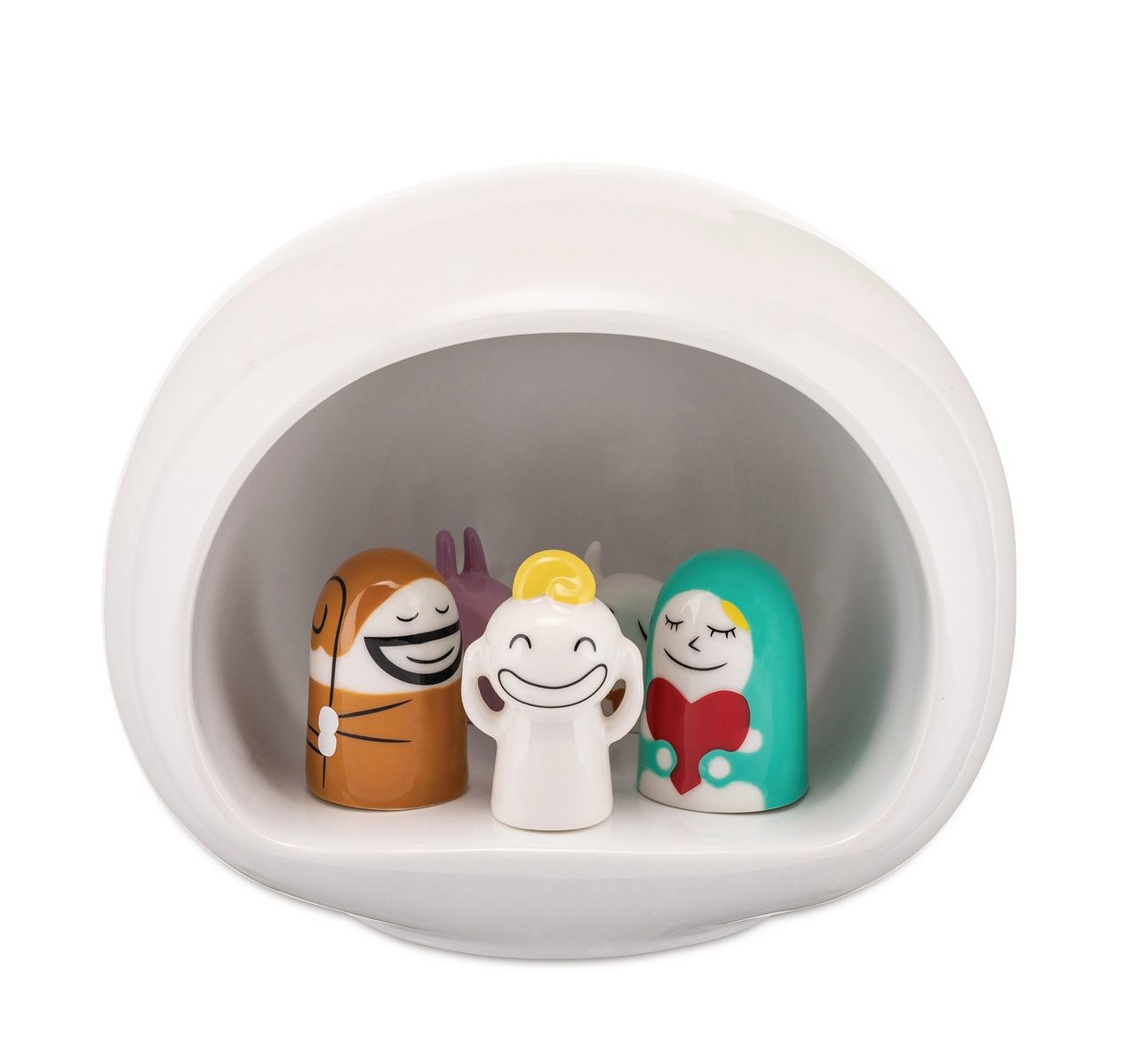 Presepe Group Weihnachtskrippe Porzellan AMGI10 Alessi