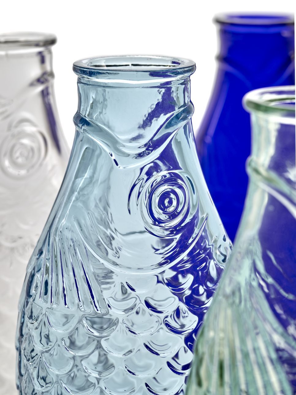 Fles Flasche Fisch Grün Serax