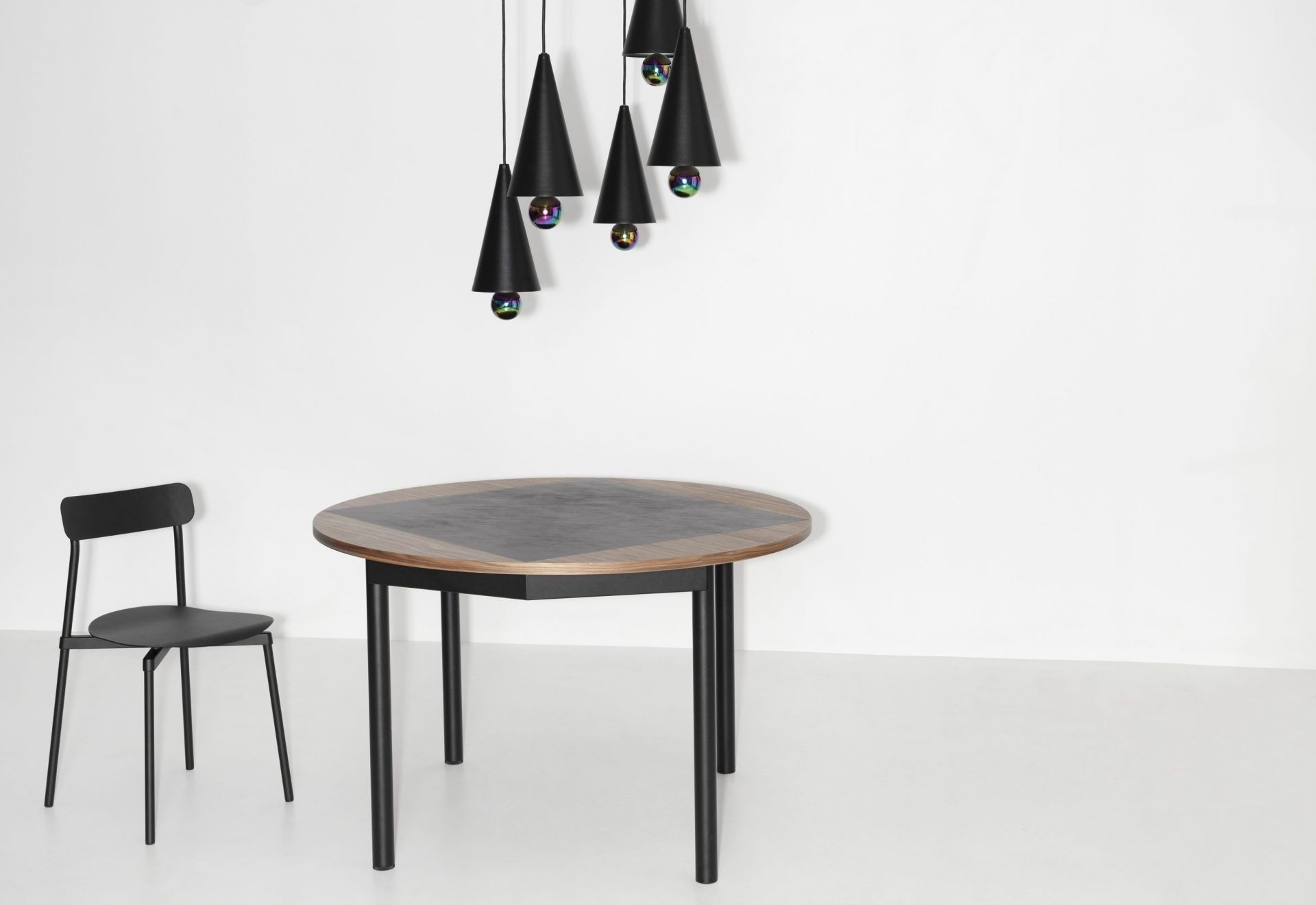 Cherry Pendant light Pendelleuchte 5-er Set Runde Platte Petite Friture