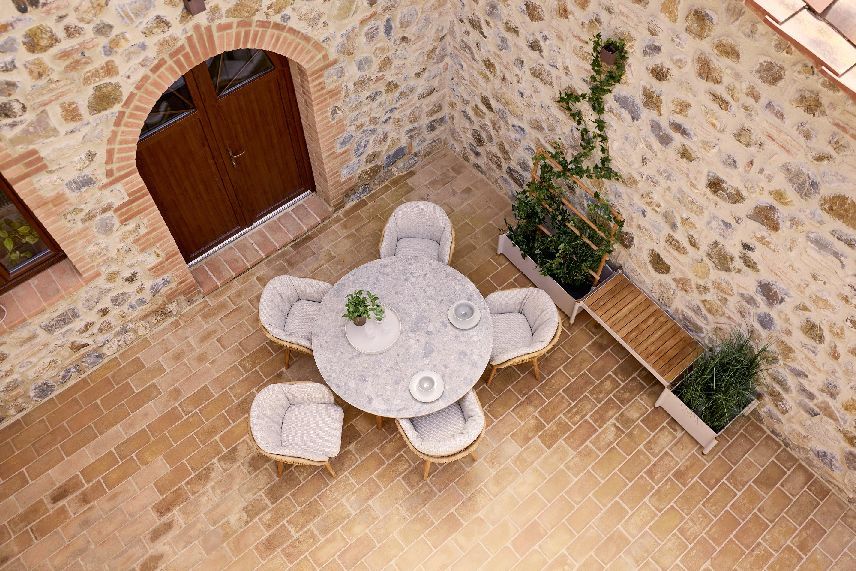 Aspect Table Esstisch rund Outdoor Cane-Line 