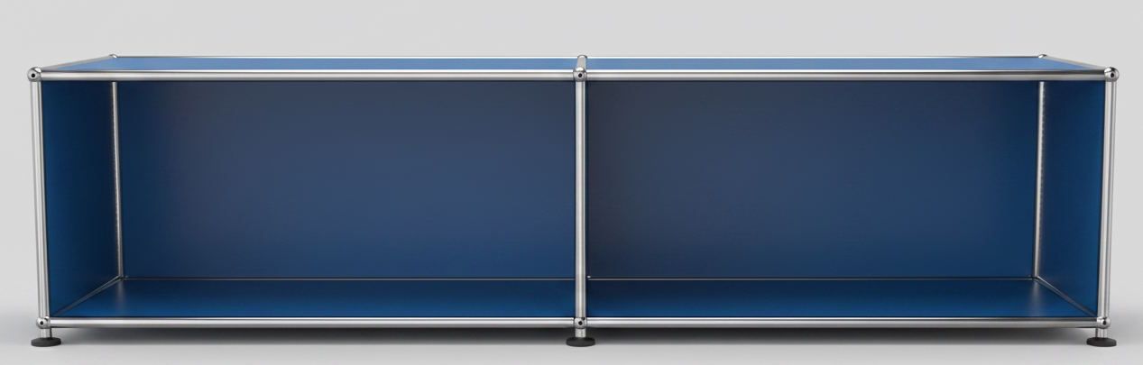 USM Haller Lowboard B 150 cm Offen Enzianblau