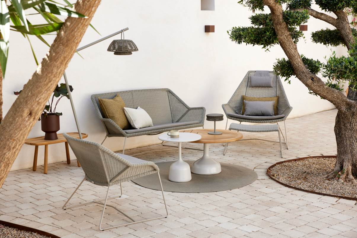 Breeze Outdoor Loungesofa Cane-Line Taupe