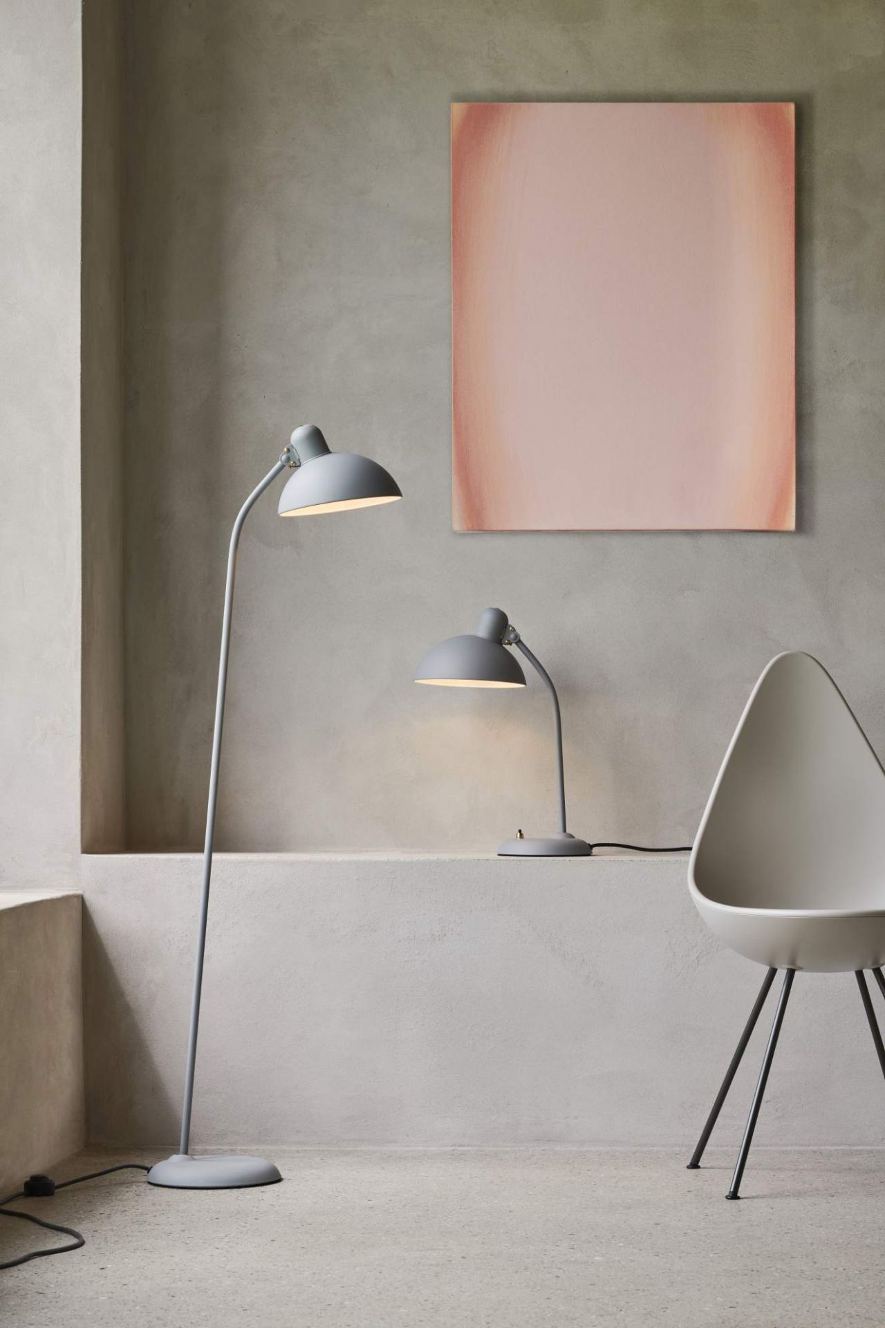 6556 T Tischleuchte KAISER idell Fritz Hansen Easy grey