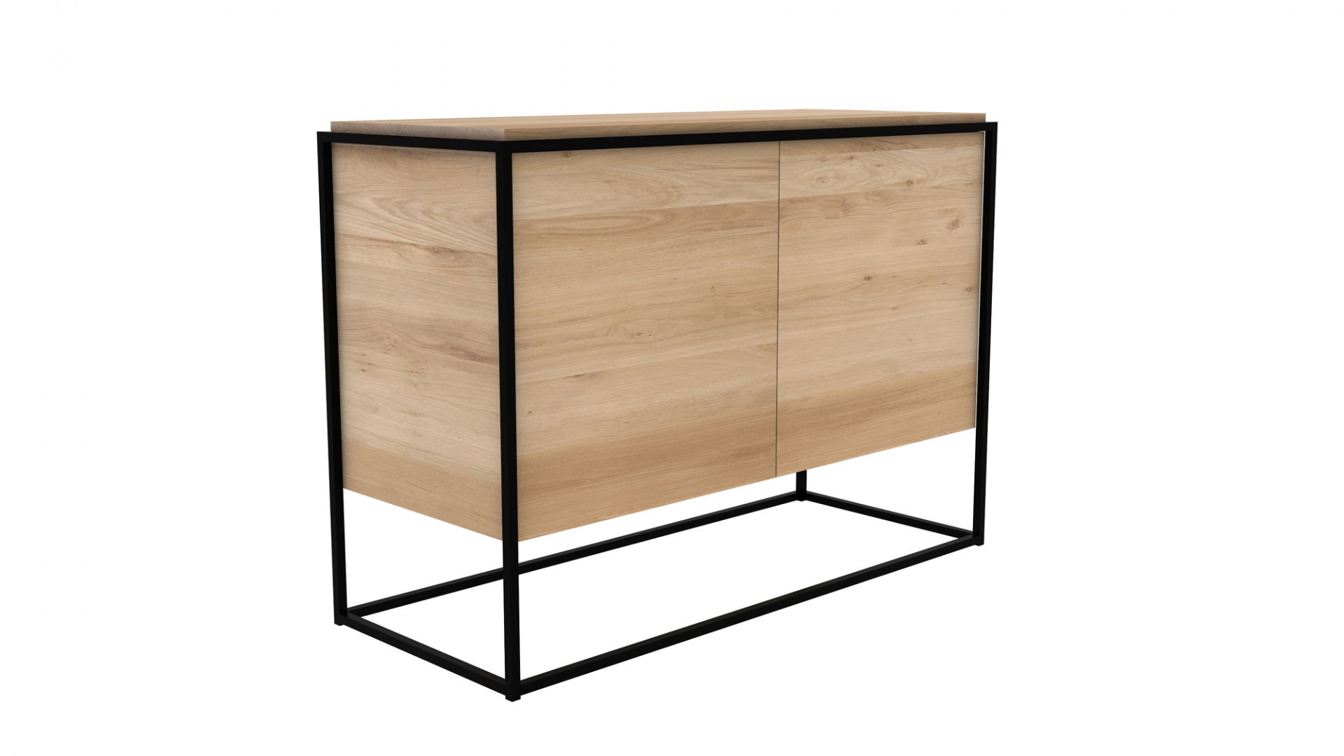Monolit Sideboard Eiche schwarzes Gestell Ethnicraft