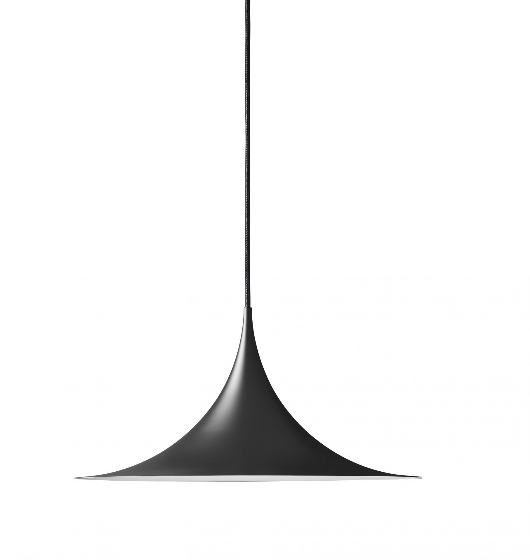 Semi Pendelleuchte Ø 47 cm SCHWARZ MATT Gubi EINZELSTÜCK