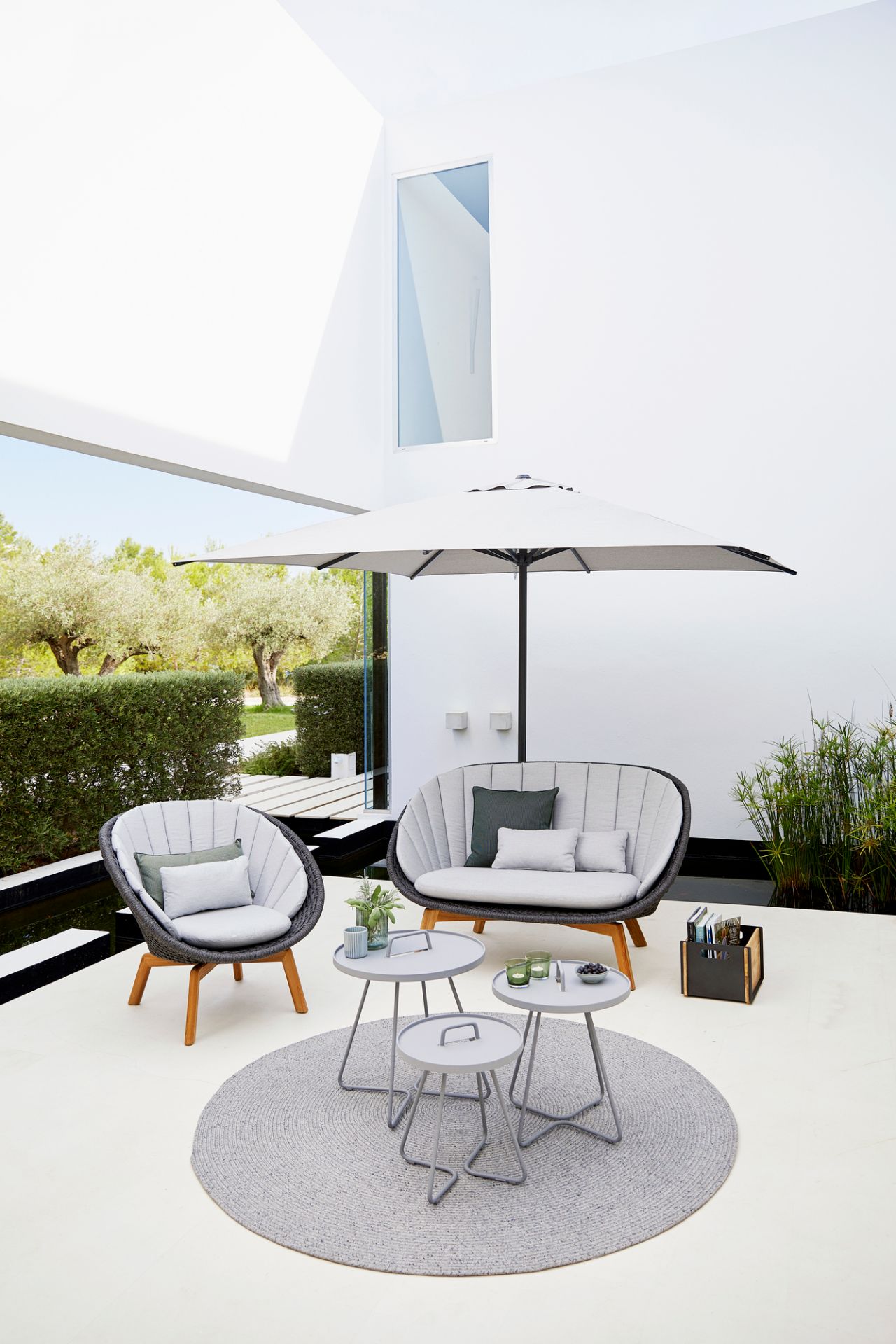 On-The-Move Outdoor Beistelltisch extra klein Cane-Line