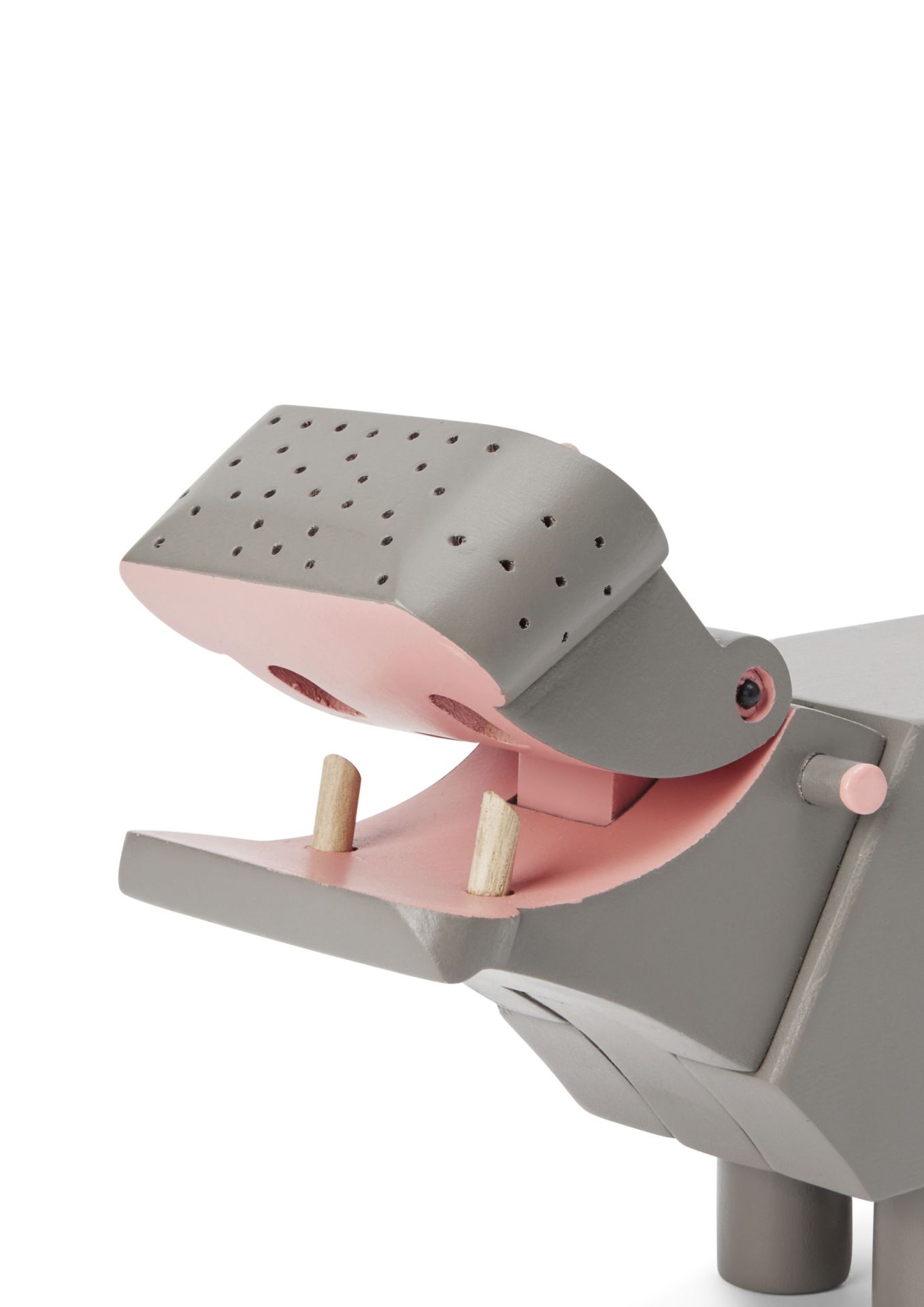 Flusspferd H9 cm grau Kay Bojesen