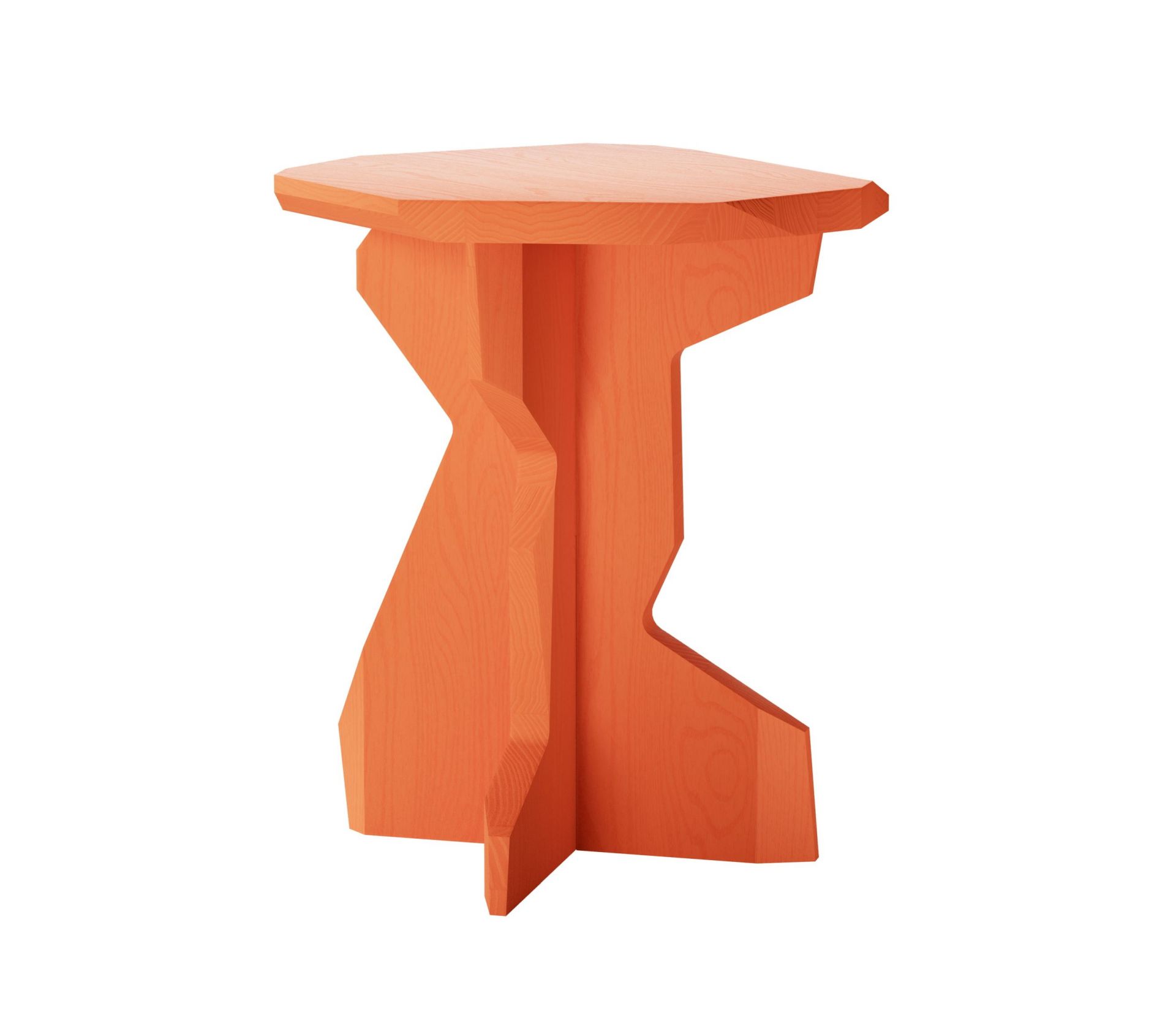FELS Hocker Esche rein orange Out