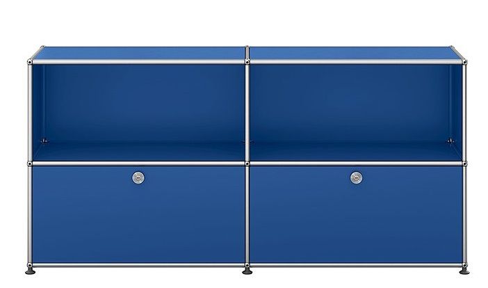 USM Haller Sideboard mit 2 Klappen – QUICK SHIP-enzianblau