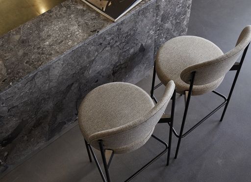 Series 430 Bar Stool Barhocker 75 cm SCHWARZ / REMIX 123 Verpan EINZELSTÜCK