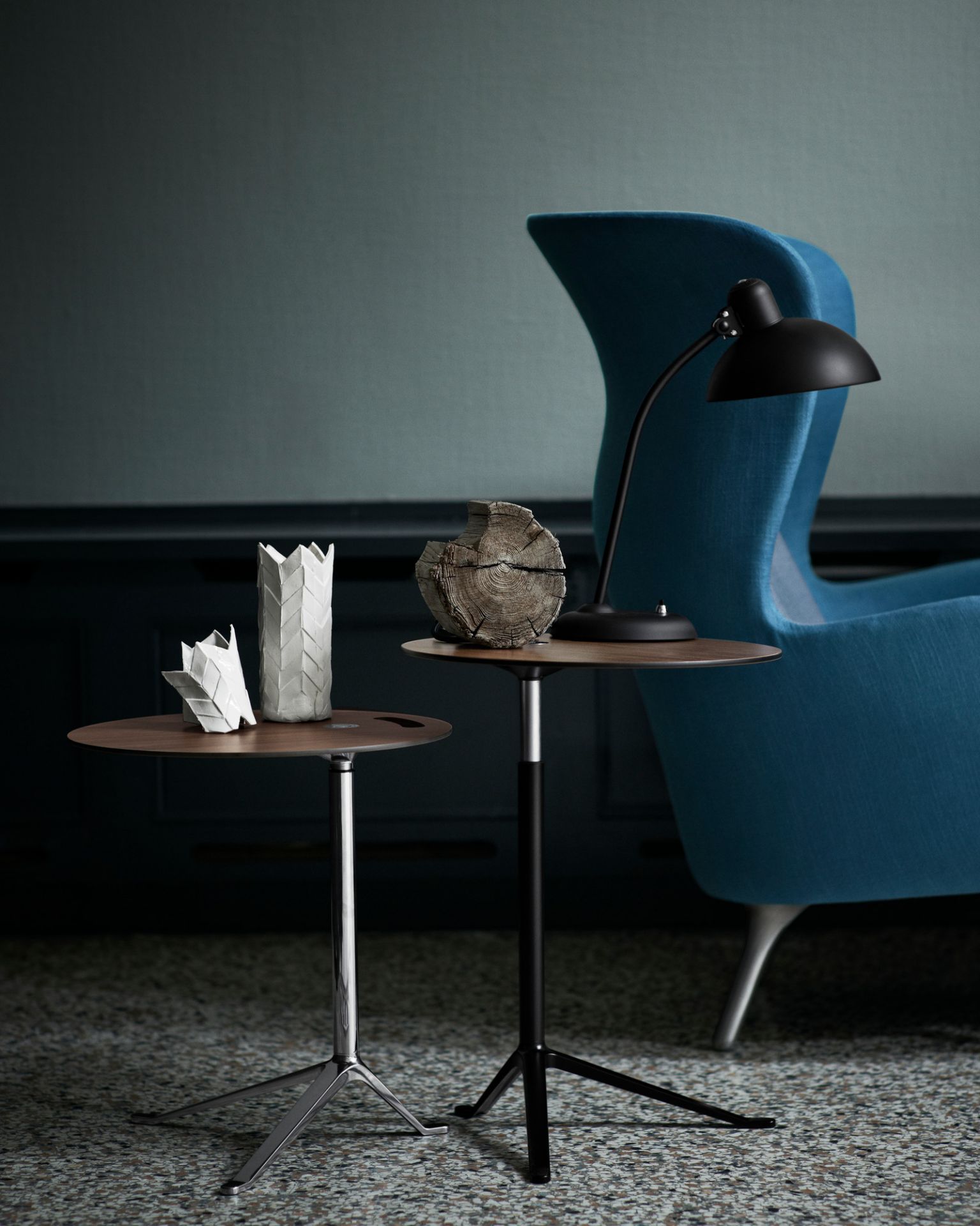 6556 T Tischleuchte KAISER idell Fritz Hansen schwarz matt