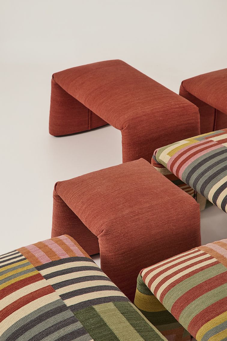 Folded Colors Bench Bank Nanimarquina