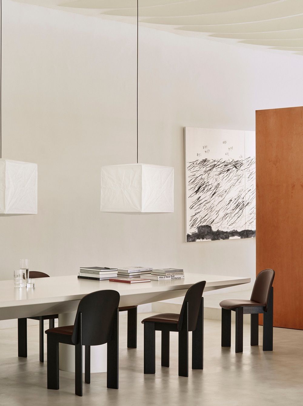 Paper Shade Cube Classic White Lampenschirm Hay