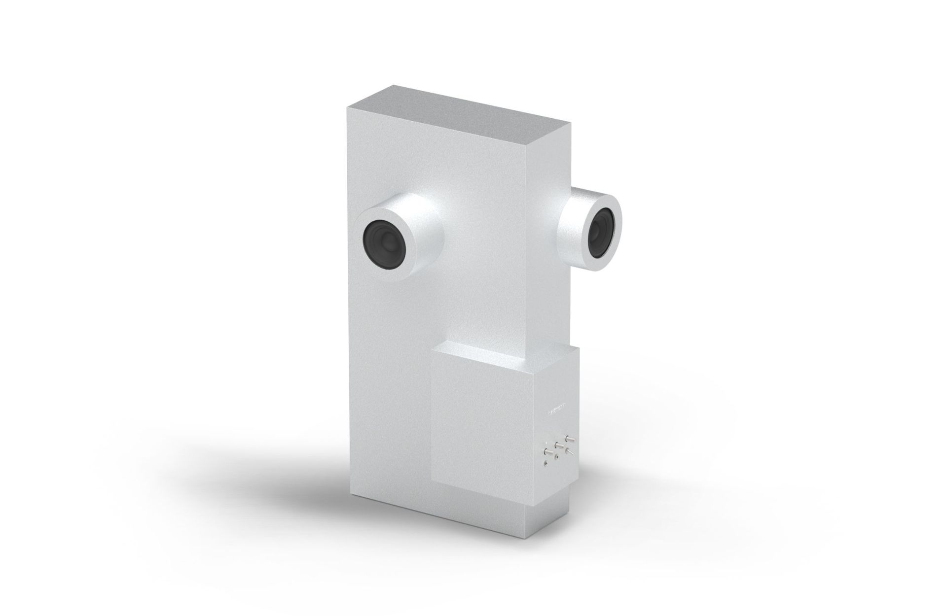 Brutalist Lautsprecher Transparent