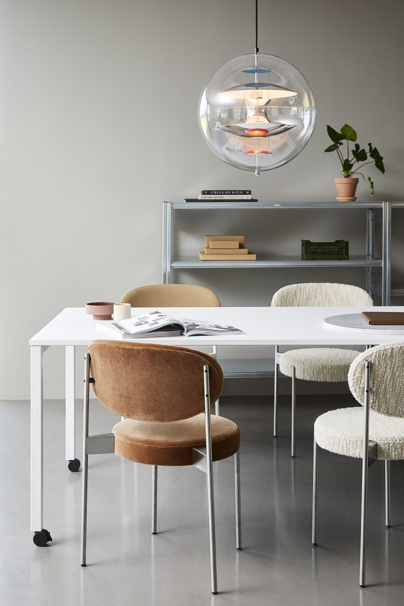 Panton Move Table Esstisch Rollbar Verpan