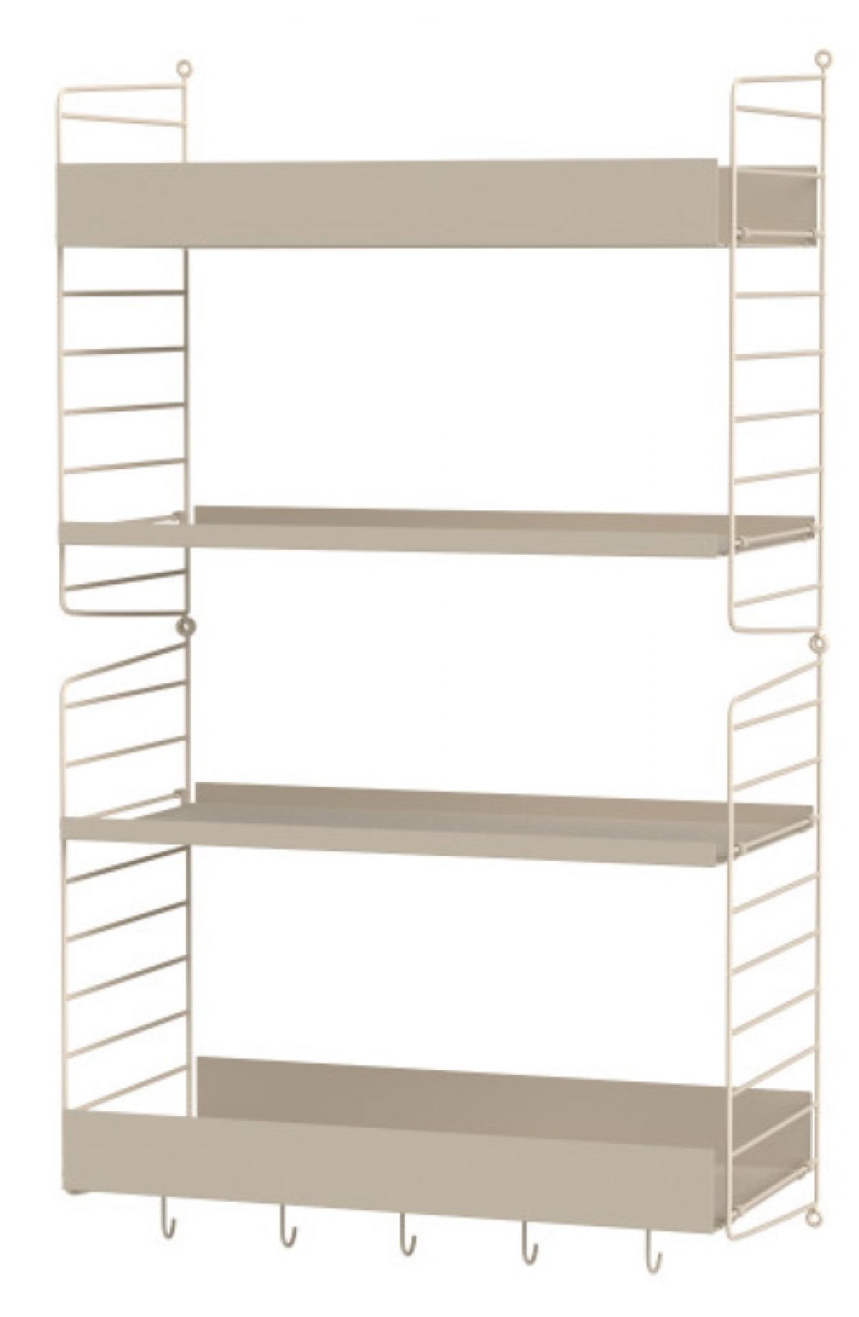 String Küche Wand Regalsystem H String Furniture Beige - Beige