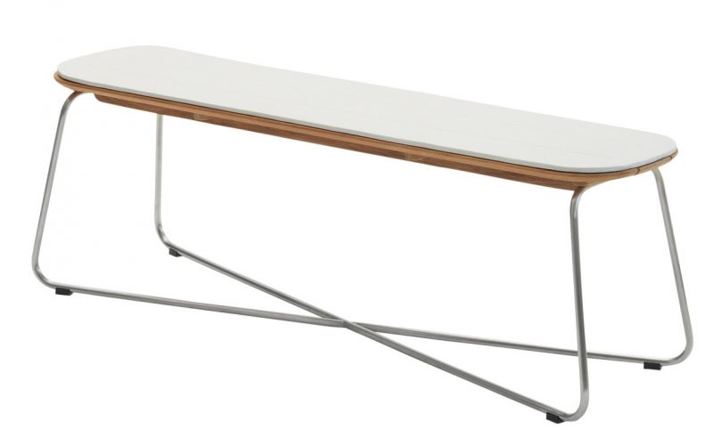 Lilium Bank Benche Cushion Sitzkissen Outdoor Skagerak by Fritz Hansen Weiß