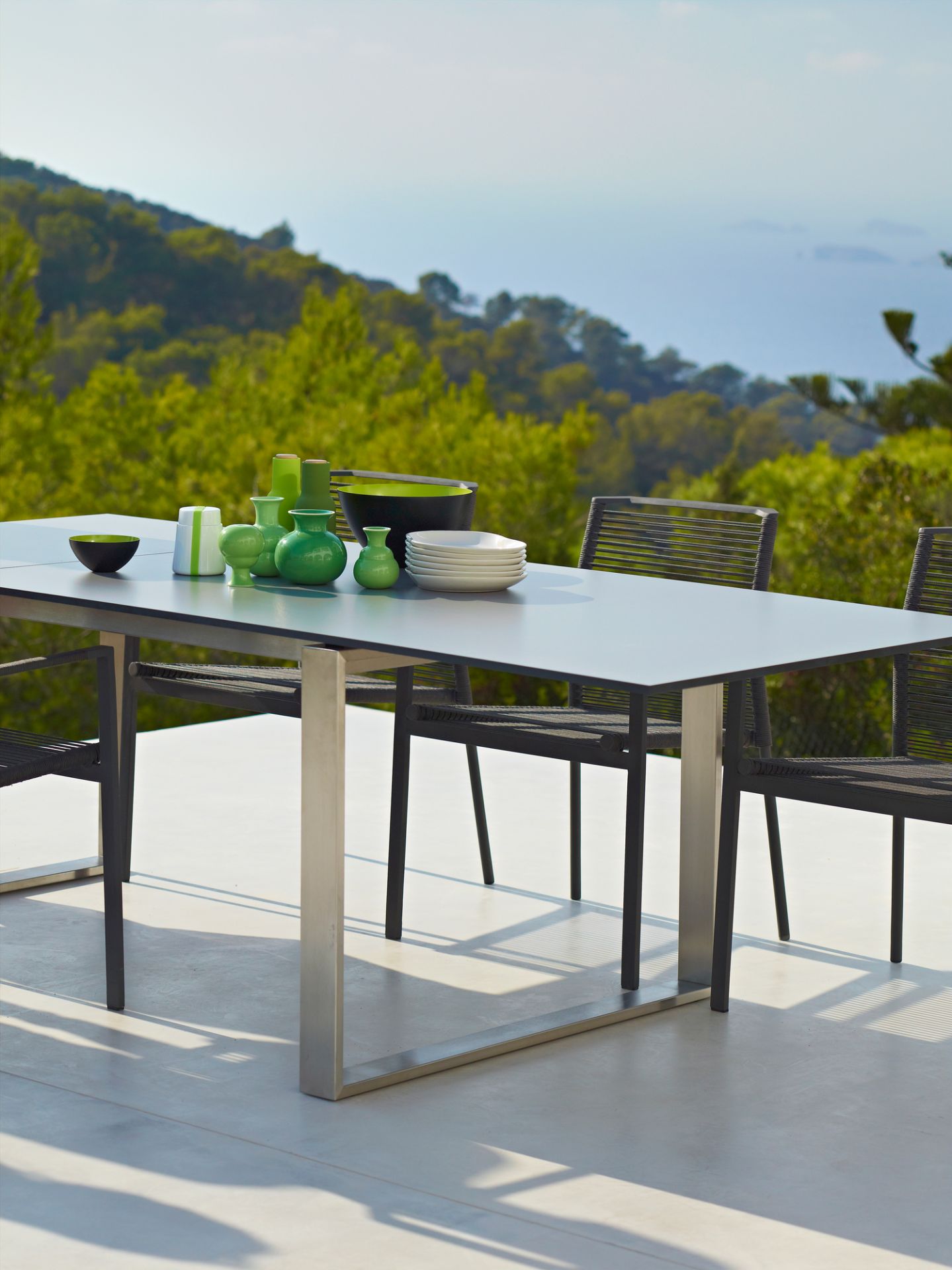 Edge Outdoor Esstisch mit 2 Einlegeplatten Cane-Line