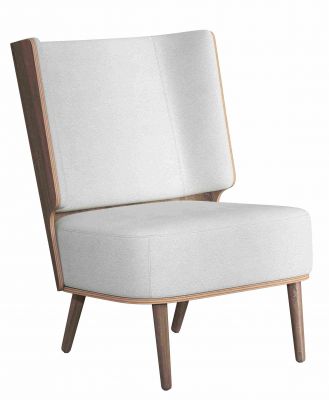 Serena Lounge Chair Sessel Eiche dunkel gebeizt novoform 
