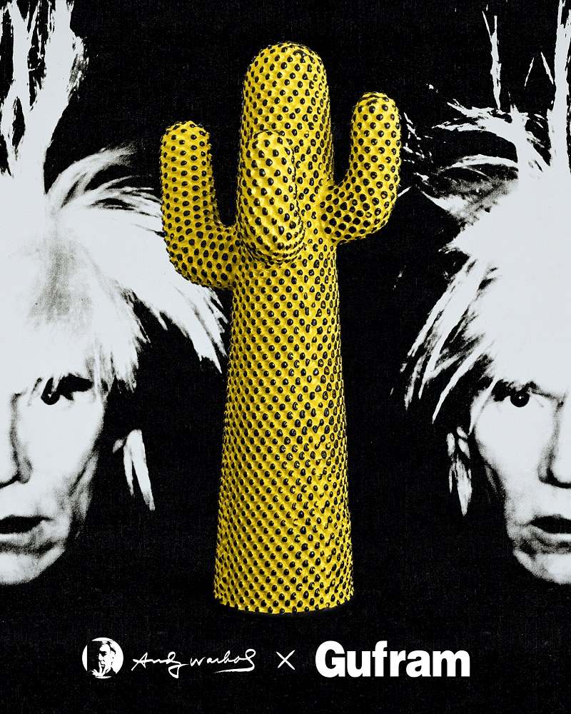 ANDY WARHOL X GUFRAM Andy’s Cactus Garderobe Gufram LIMITED EDITION EINZELSTÜCK