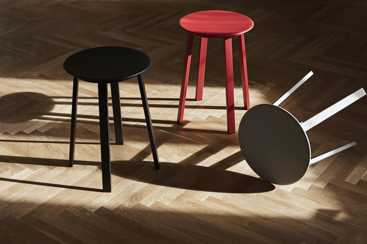 Revolver Stool Hocker Hay
