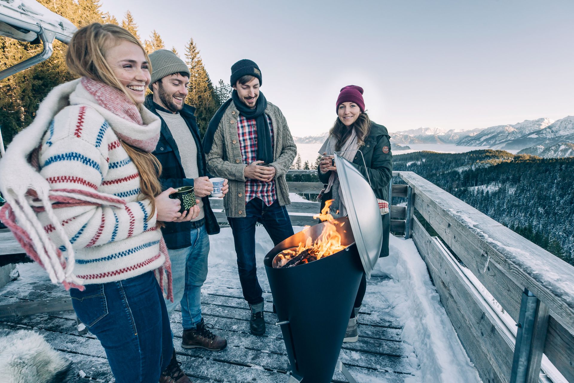 Cone Holzkohlegrill / Feuerkorb höfats