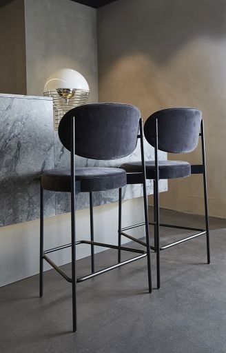 Series 430 Bar Stool Barhocker 75 cm SCHWARZ / REMIX 123 Verpan EINZELSTÜCK
