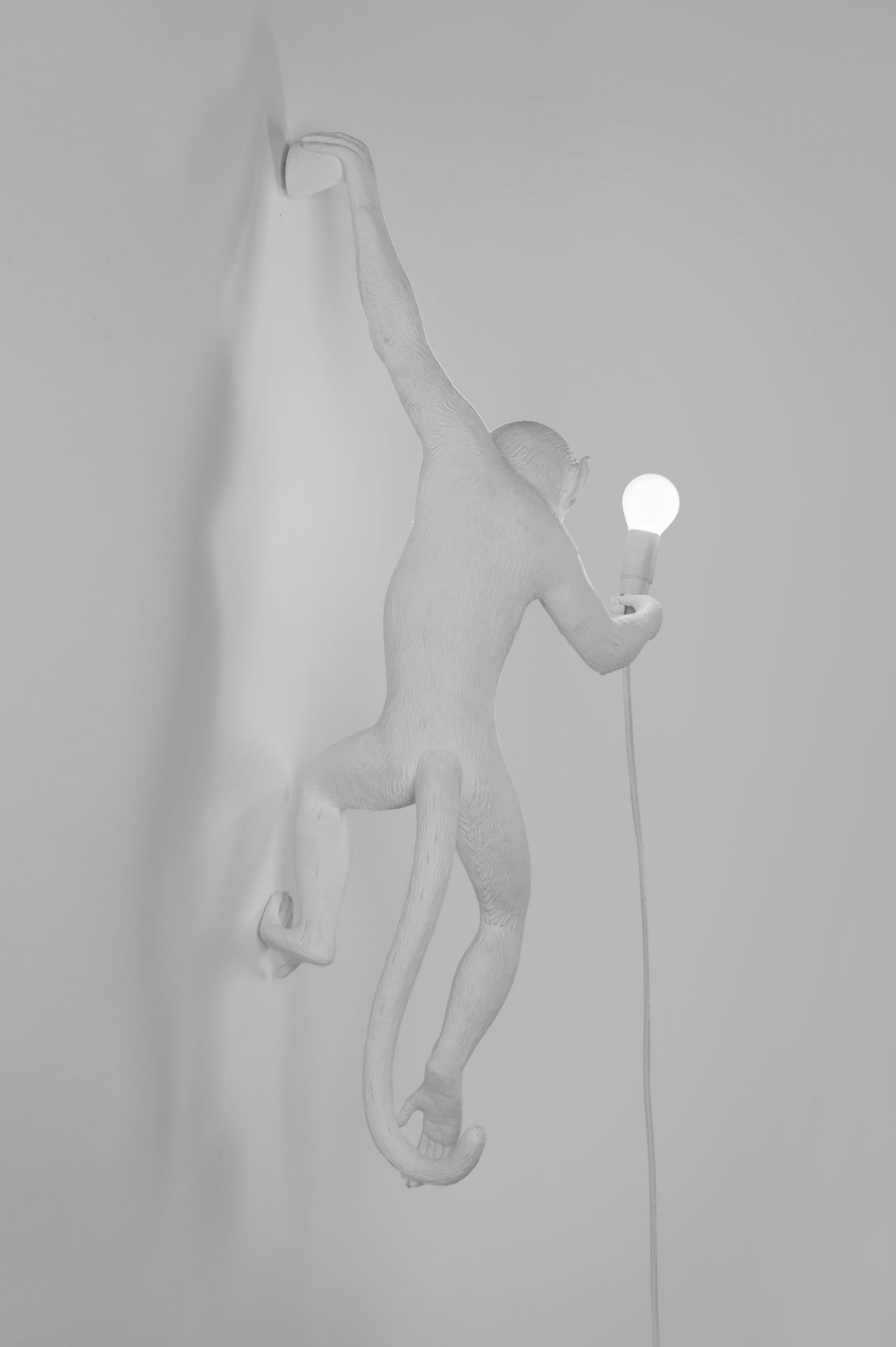 Monkey Lamp Wandleuchte links Seletti EINZELSTÜCK