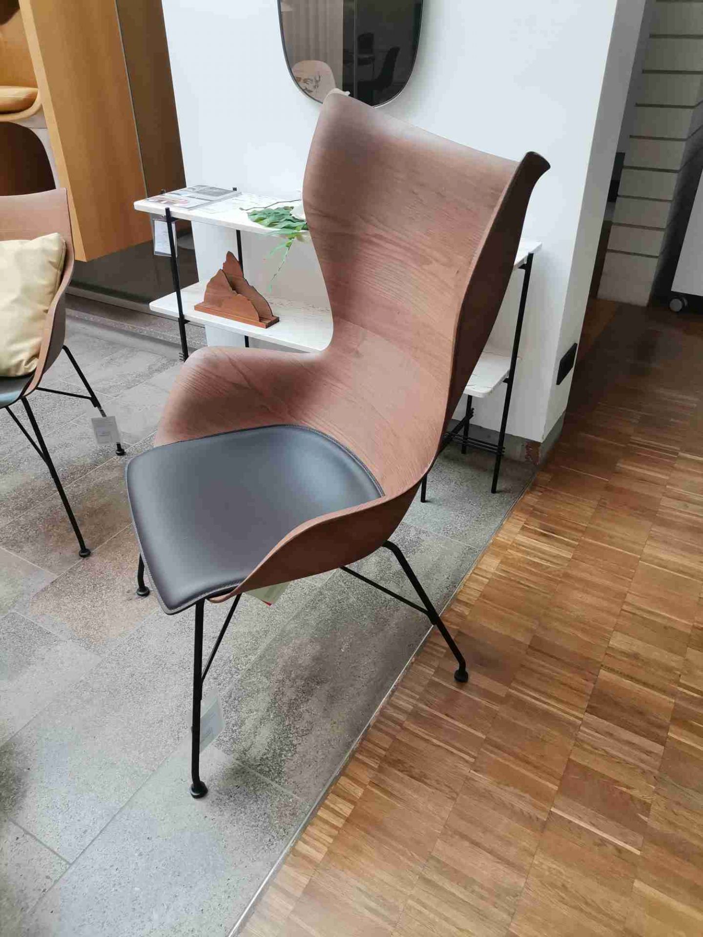 K/WOOD 4915 Sessel Kartell AUSSTELLUNGSSTÜCK 