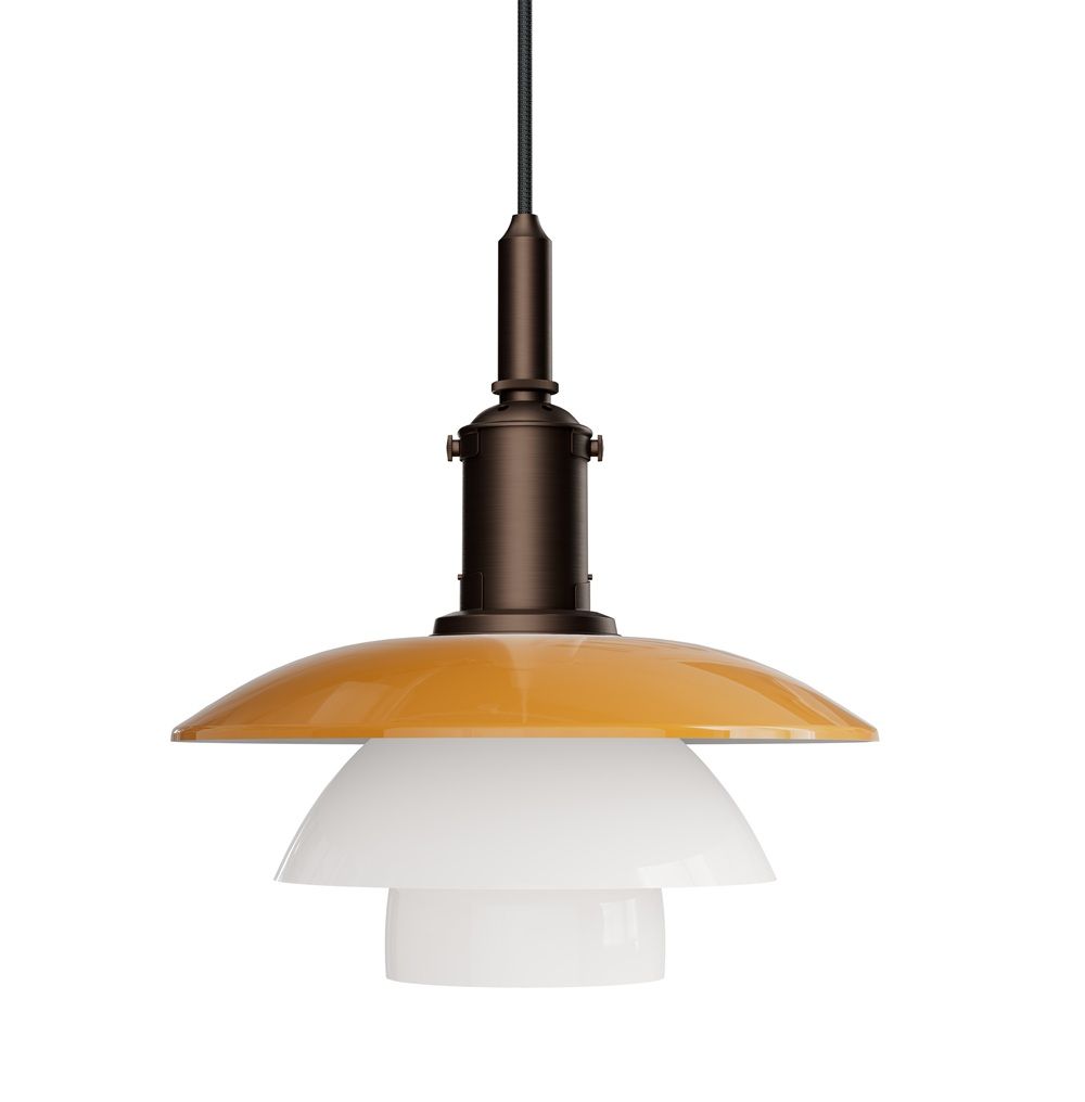 PH 3/3 Pendelleuchte CENTENARY EDITION Amber/Opal White Louis Poulsen