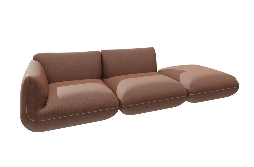 Jalis21 Sofa Stoff Cord Bernstein Cor