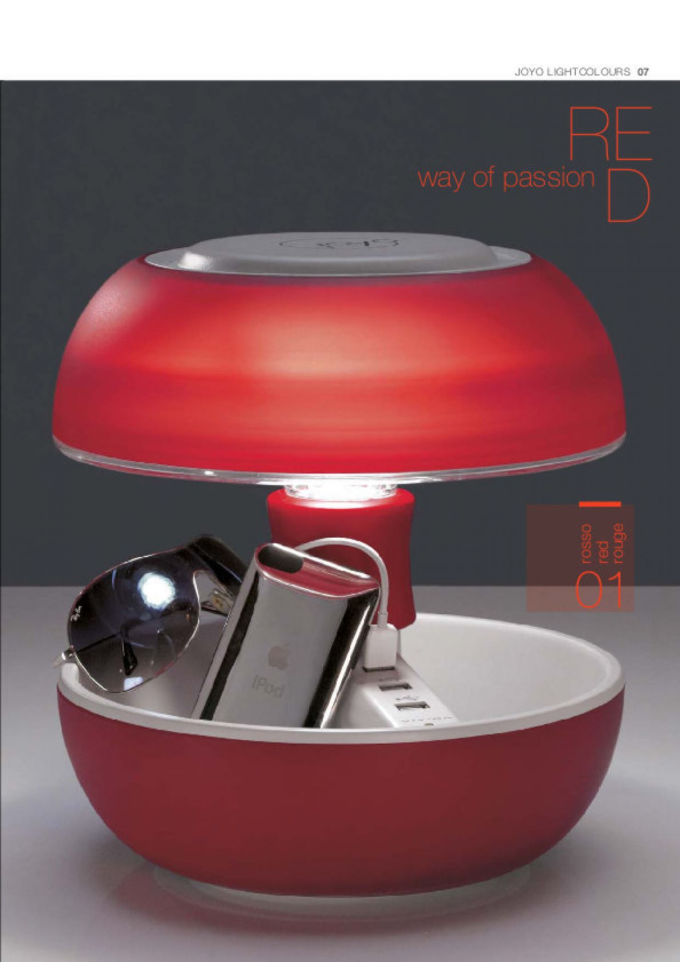 Joyo transluzent USB Ladegerät und Tischleuchte Joyo transluzent USB Ladegerät und Tischleuchte