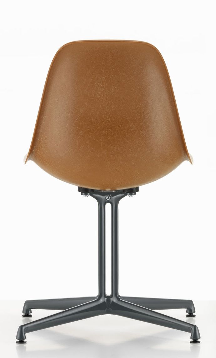 Eames Fiberglass Side Chair La Fonda Ocker Dunkel Vitra LIMITED EDITION