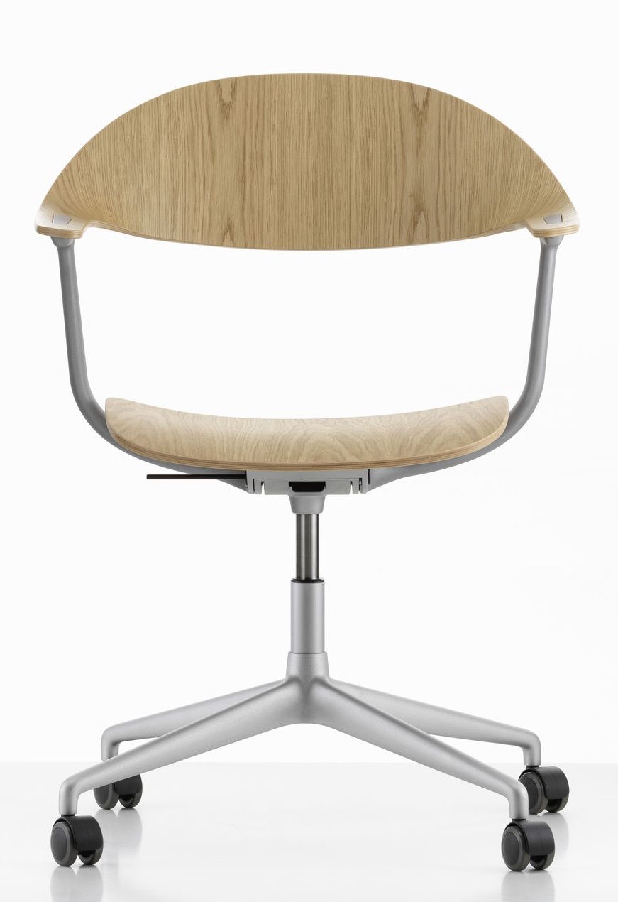 Mynt Rücken und Sitz Plywood Bürodrehstuhl Vitra