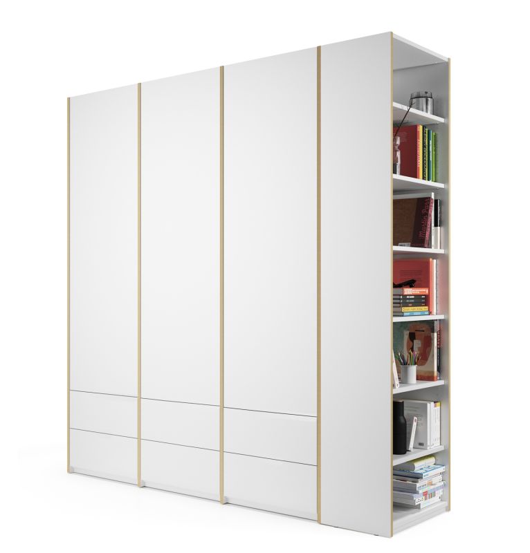 MODULAR PLUS Schrank Kombination mit Anbauregal rechts B 212,2 cm Müller Möbelwerkstätten