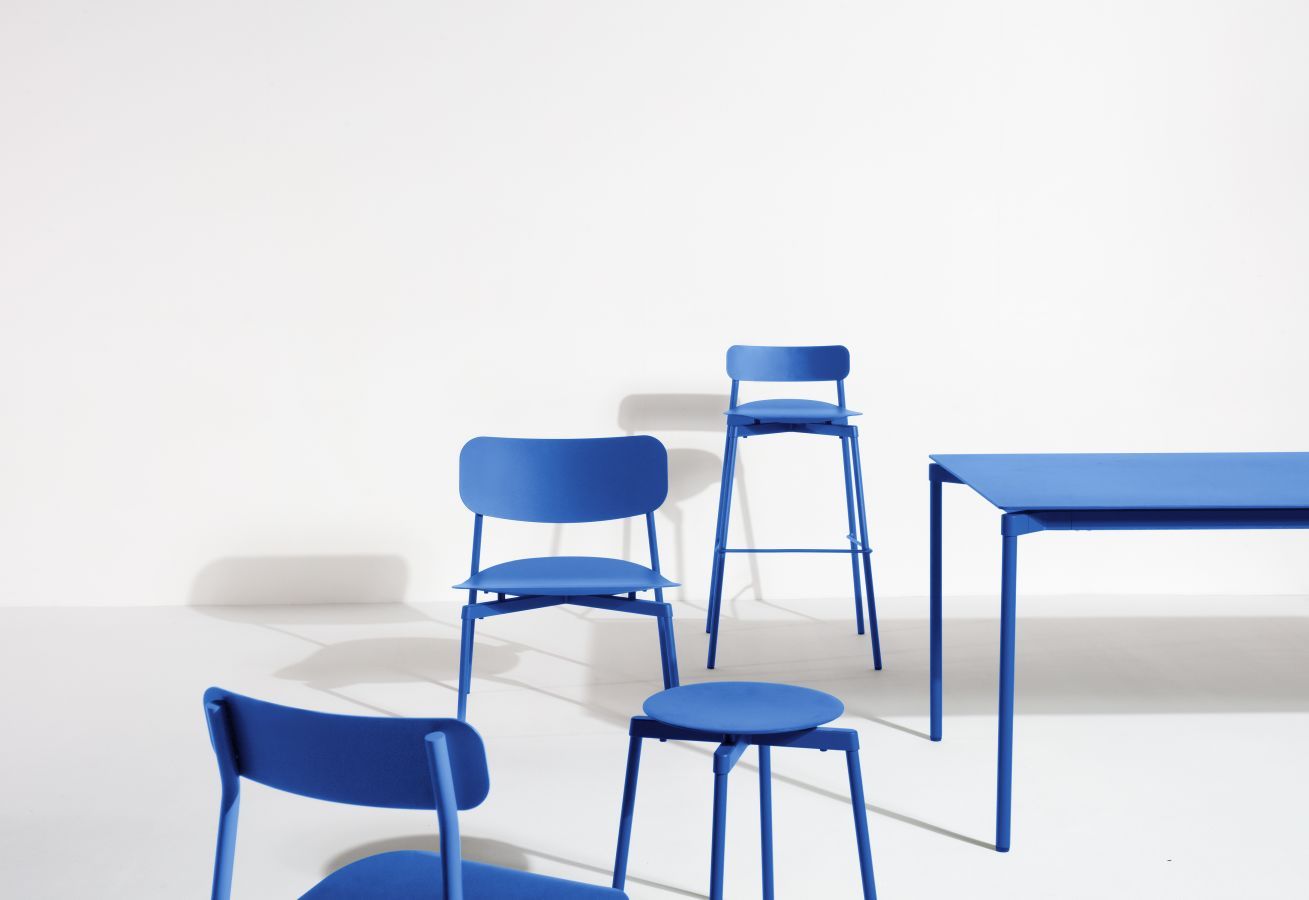 Fromme Chair Stuhl Petite Friture Blau Fromme Chair Stuhl Petite Friture Blau
