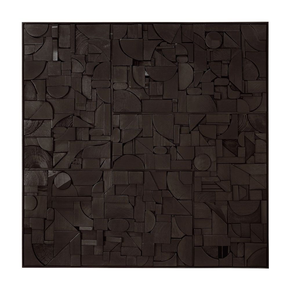 Bricks Wandkunst Holz Ethnicraft