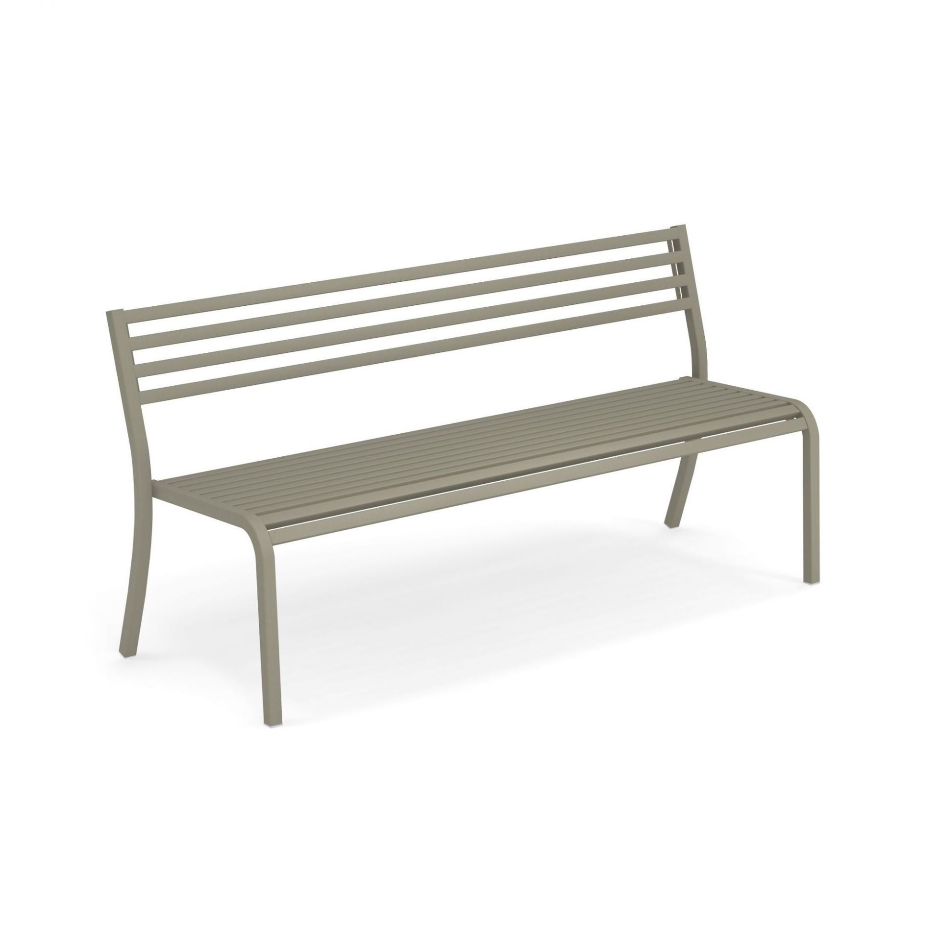 Segno Bank 168 cm Emu graugrün