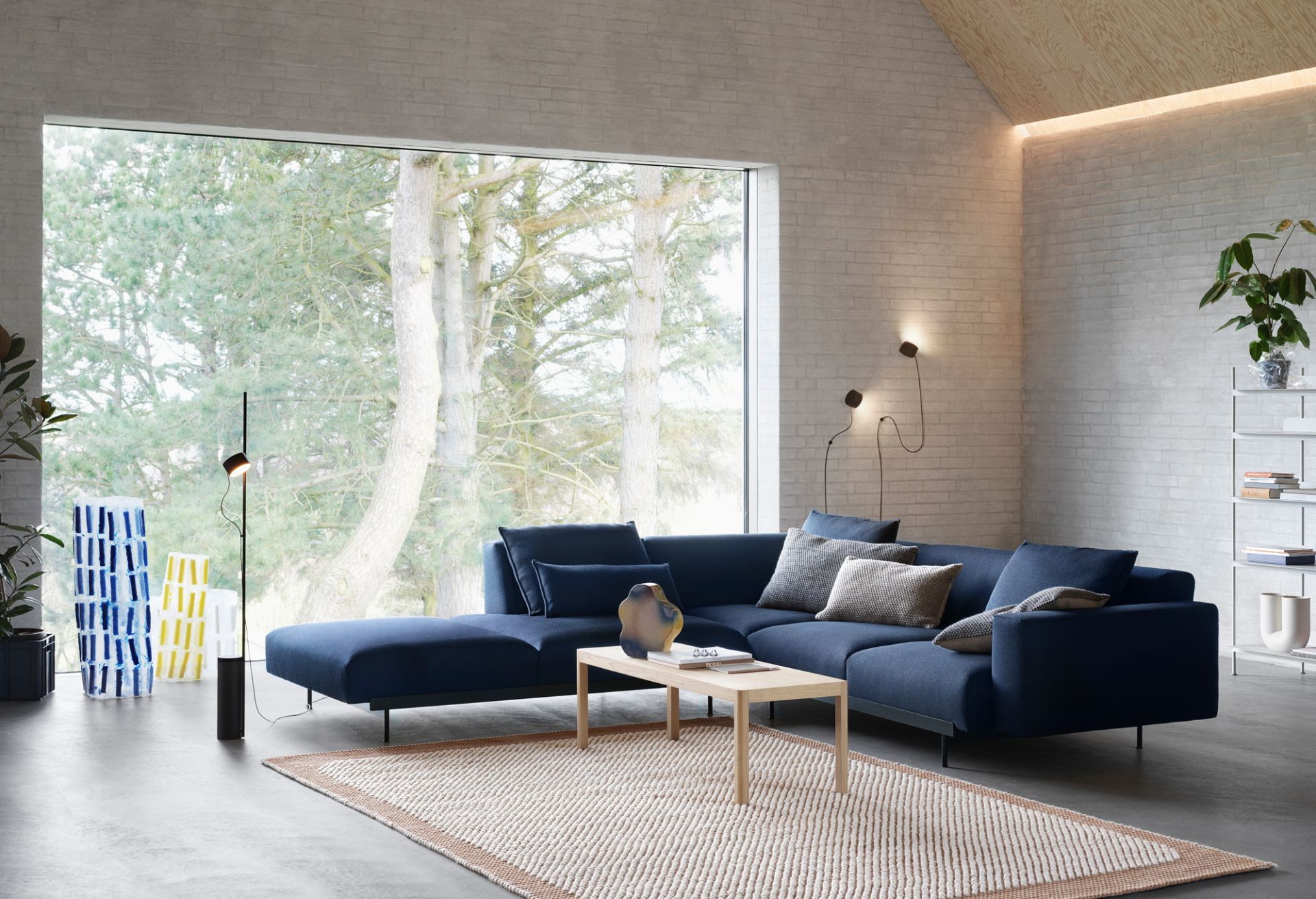 In Situ Modular Sofa 3-Sitzer Chaise Longue Muuto