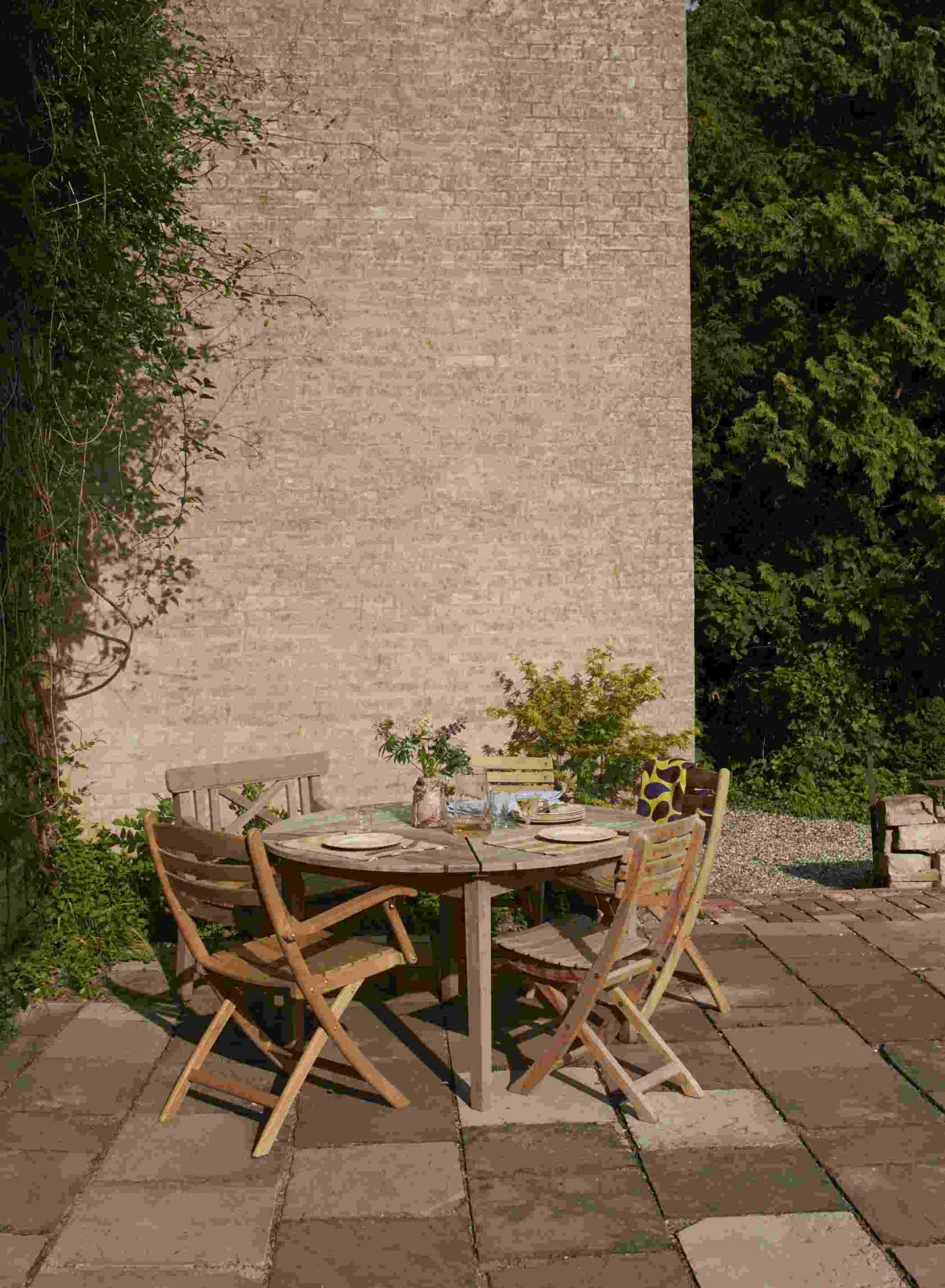 Drachmann Table Tisch Ø 126 cm Outdoor Skagerak by Fritz Hansen